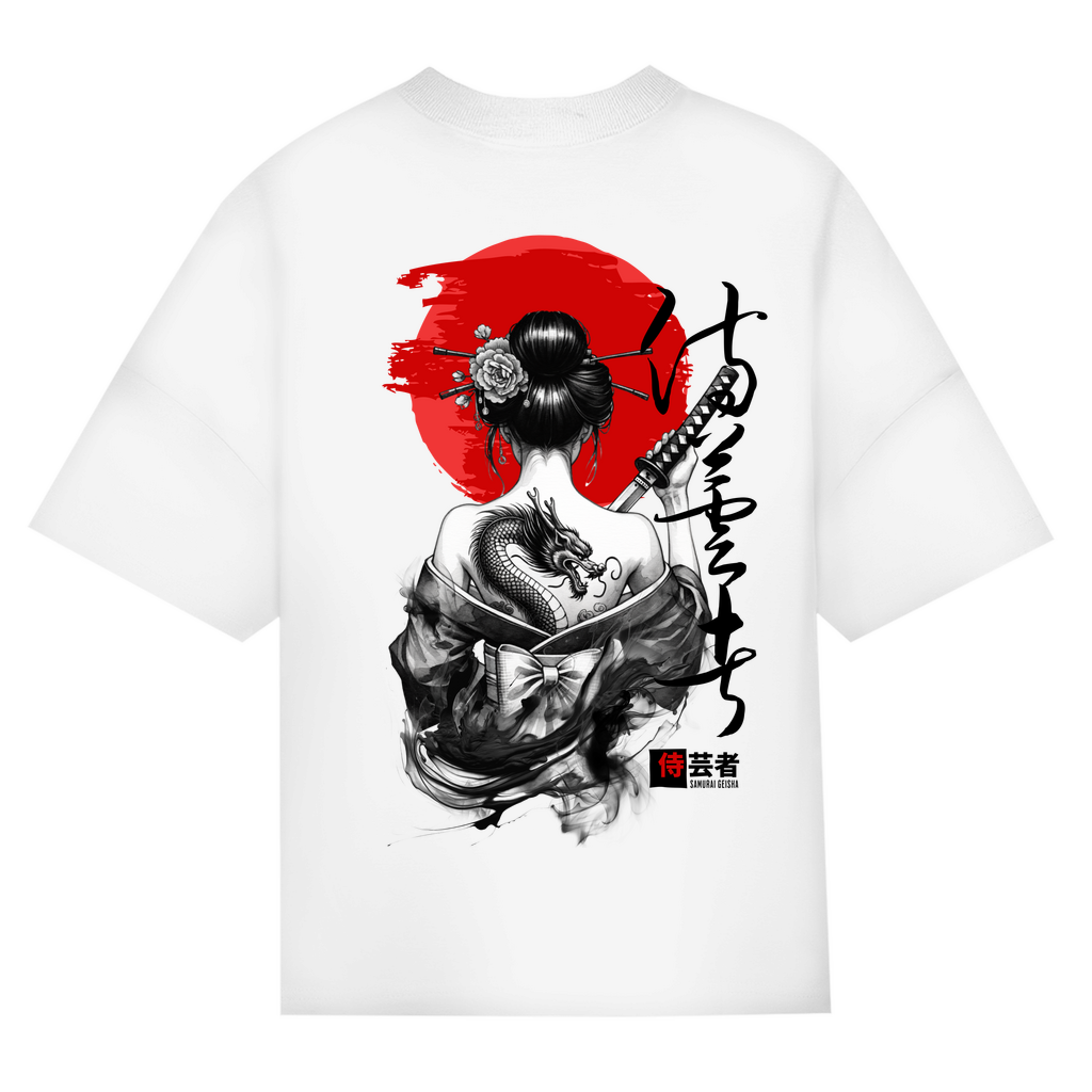 Samurai Gesha Bio Oversize T-Shirt BluePears