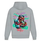 In Greed We Trust Oversize Hoodie BluePears