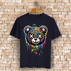 Melted Teddy Bio T-Shirt BluePears