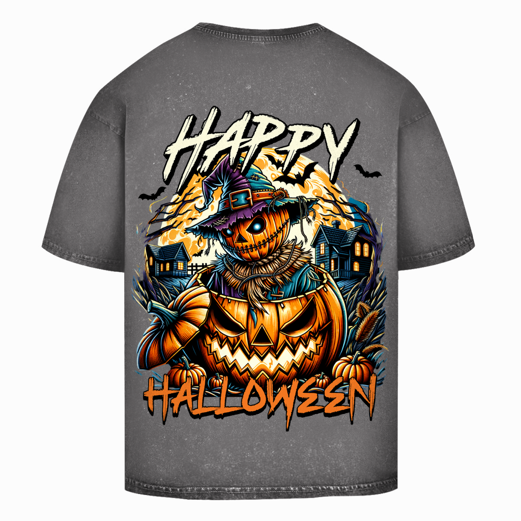 Halloween Washed T-Shirt BluePears