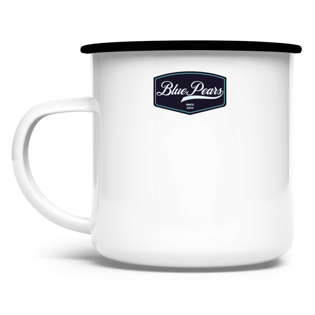 Coffee is the Key Emaille Tasse BluePears