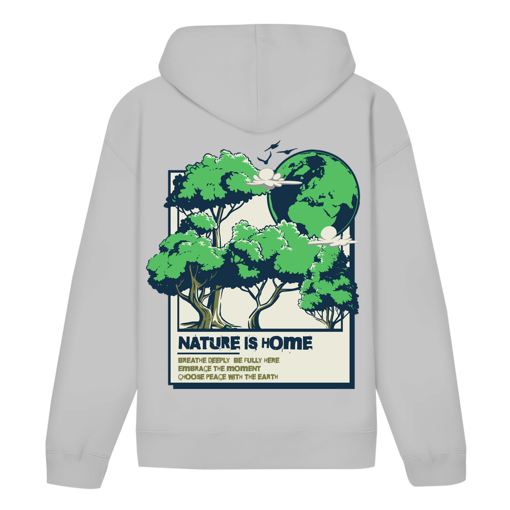 Nature is Home Bio Hoodie BluePears