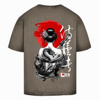 Samurai Gesha Washed T-Shirt BluePears