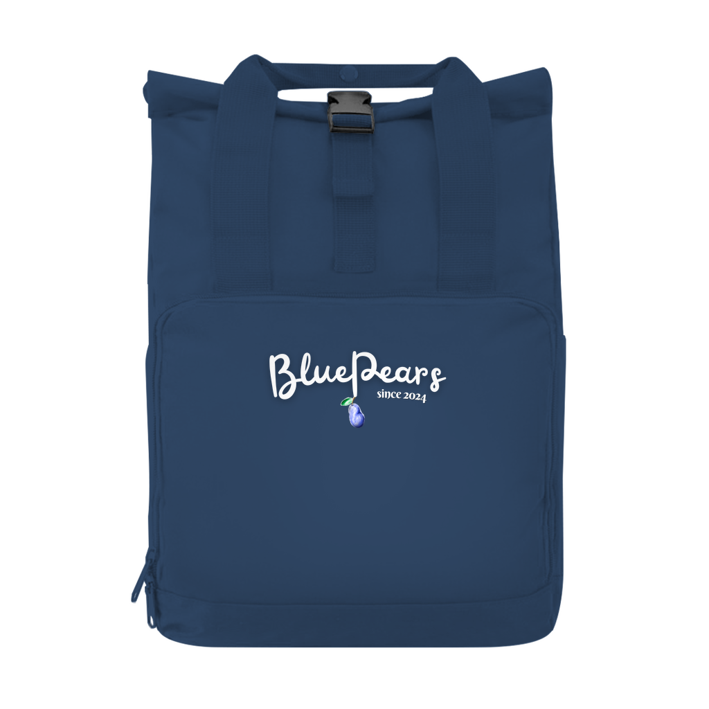 Rolltop Rucksack mit Seitentasche