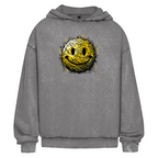 Smile Washed out Hoodie BluePears